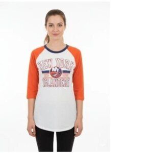 New York Islanders Women's Raglan Tee-Shirt NWT Size Medium